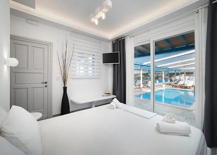 Blue Waves View Batsi (Andros)